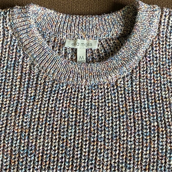 Ella Moss Marge Ribbed Knit Sleeveless Sweater Tank Mood Indigo Size Med… - Picture 5 of 16